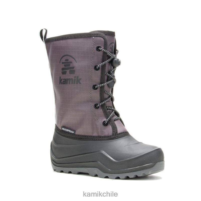 negro botas de invierno RJT4Z297 Kamik niños compañero de nieve