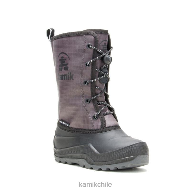 negro botas de invierno RJT4Z297 Kamik niños compañero de nieve