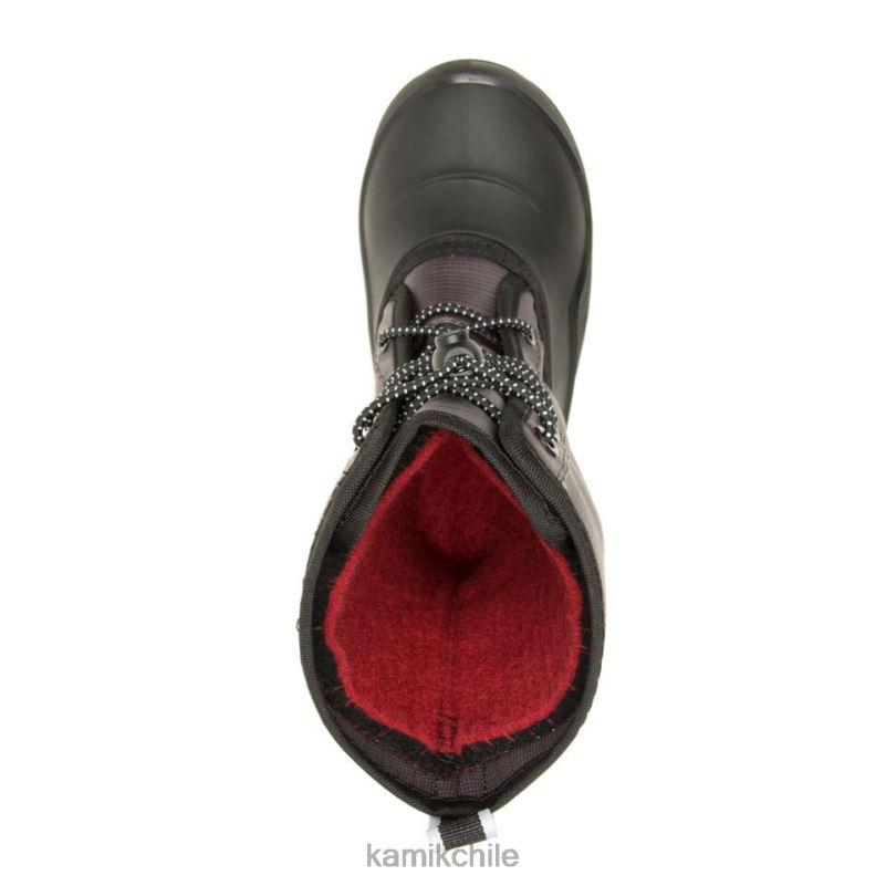negro botas de invierno RJT4Z297 Kamik niños compañero de nieve
