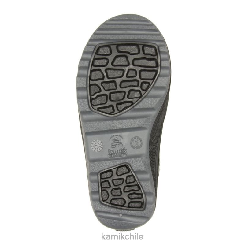 negro botas de invierno RJT4Z297 Kamik niños compañero de nieve