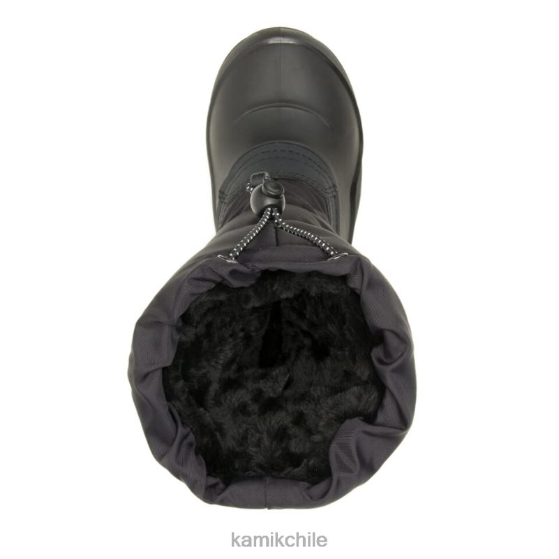 negro botas de invierno RJT4Z307 Kamik niños nieveacogedor