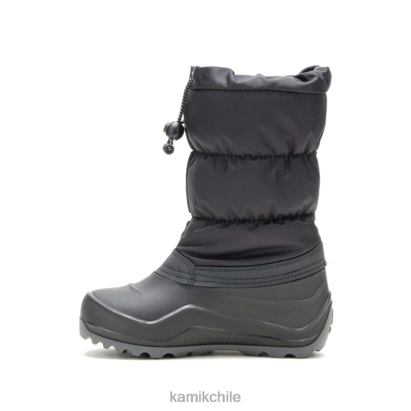 negro botas de invierno RJT4Z307 Kamik niños nieveacogedor