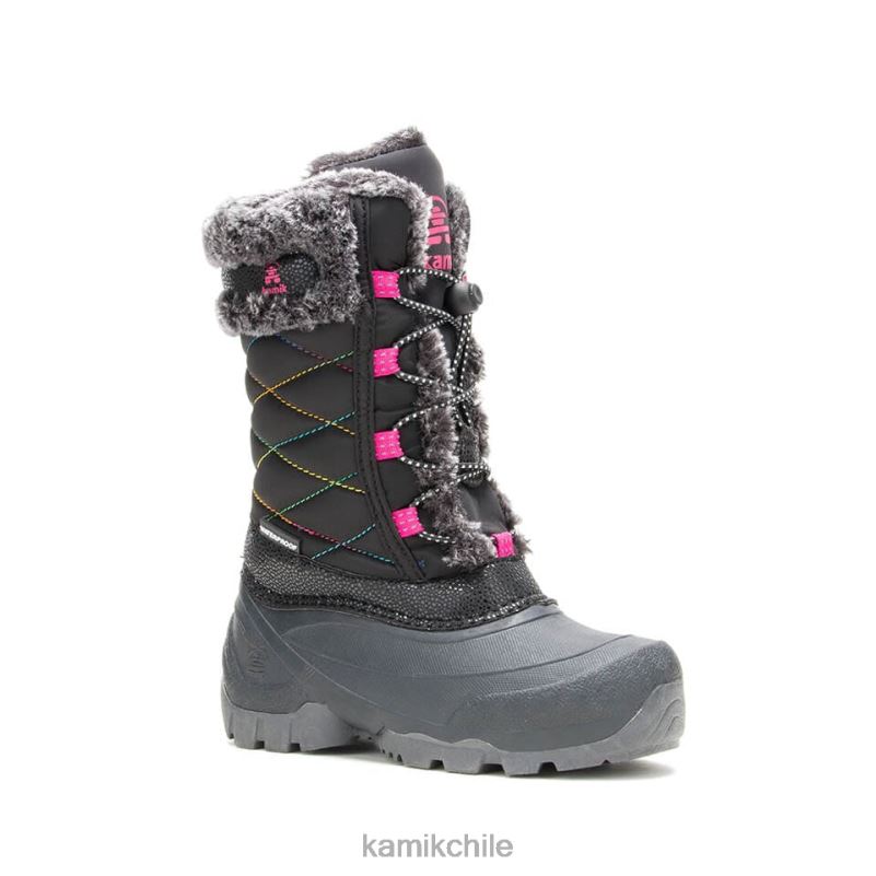 negro botas de invierno RJT4Z325 Kamik niños estrella 3