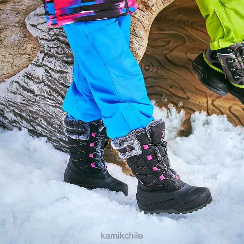 negro botas de invierno RJT4Z325 Kamik niños estrella 3
