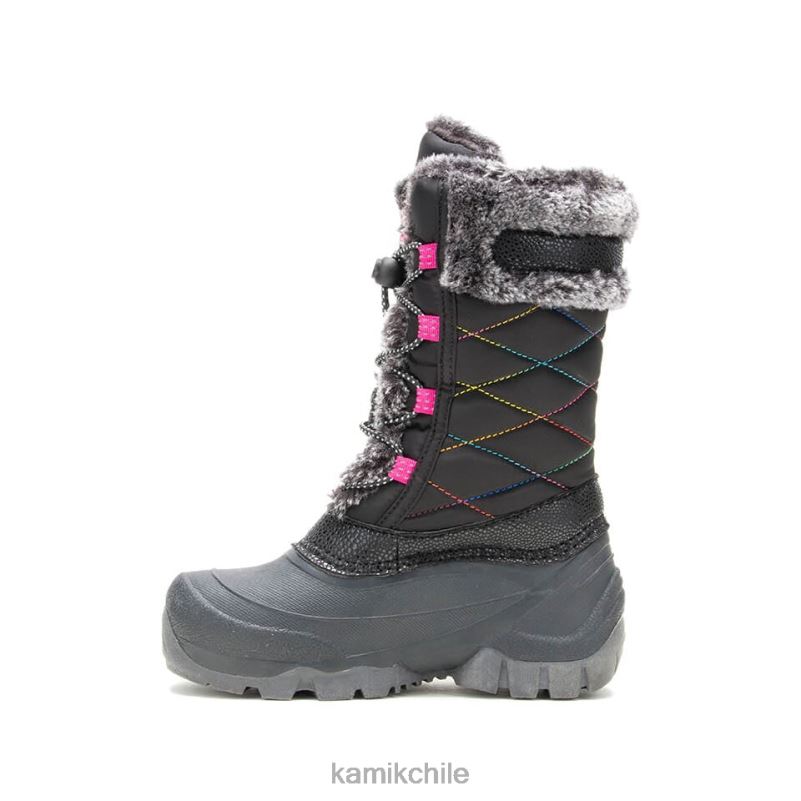 negro botas de invierno RJT4Z325 Kamik niños estrella 3
