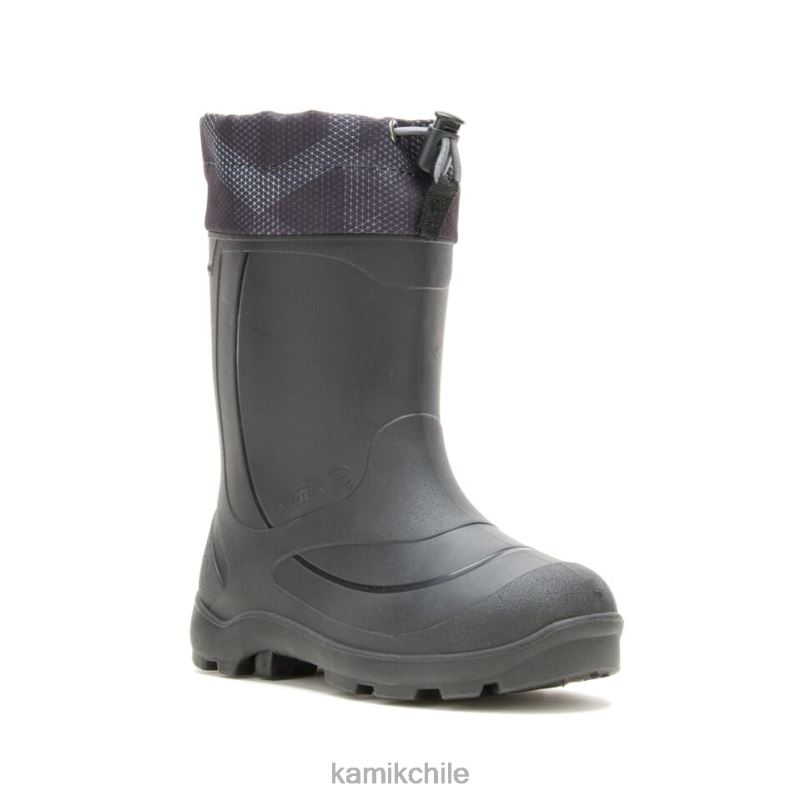 negro/carbón botas de invierno RJT4Z229 Kamik niños snobuster 2