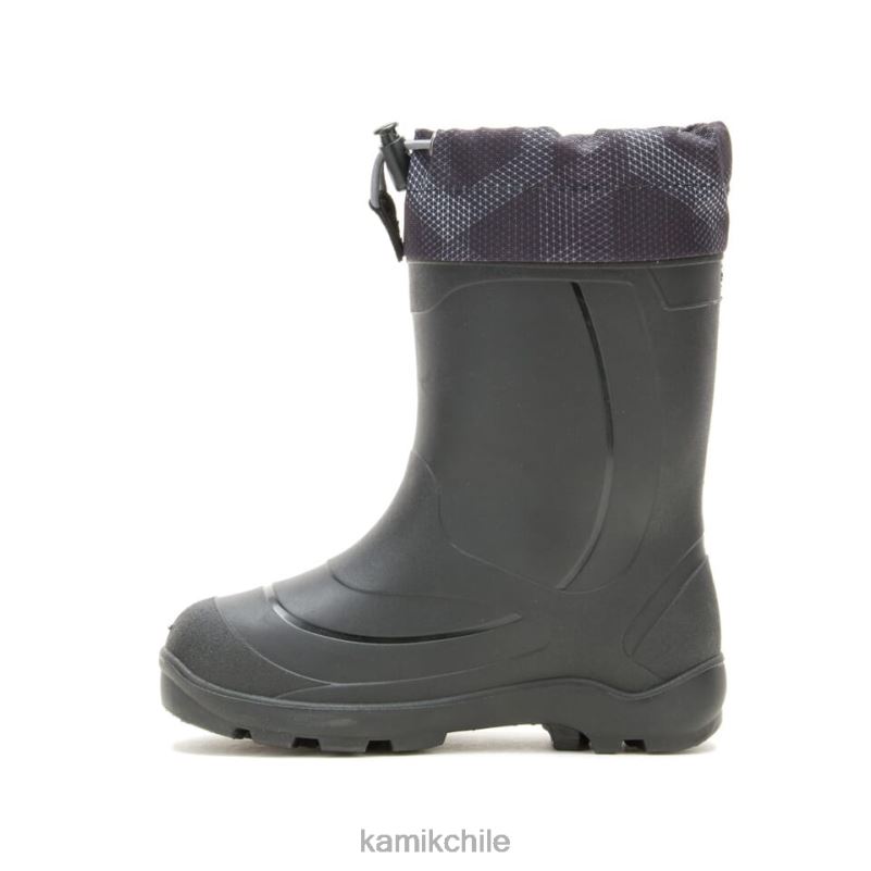 negro/carbón botas de invierno RJT4Z229 Kamik niños snobuster 2