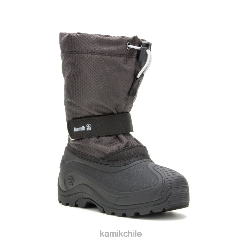 negro/carbón botas de invierno RJT4Z277 Kamik niños finley 2