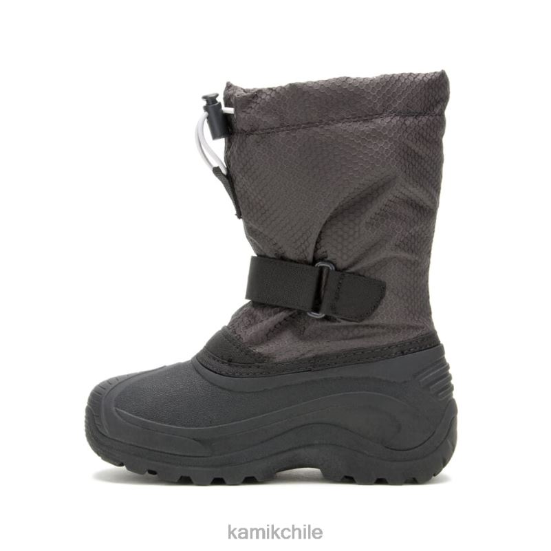 negro/carbón botas de invierno RJT4Z277 Kamik niños finley 2