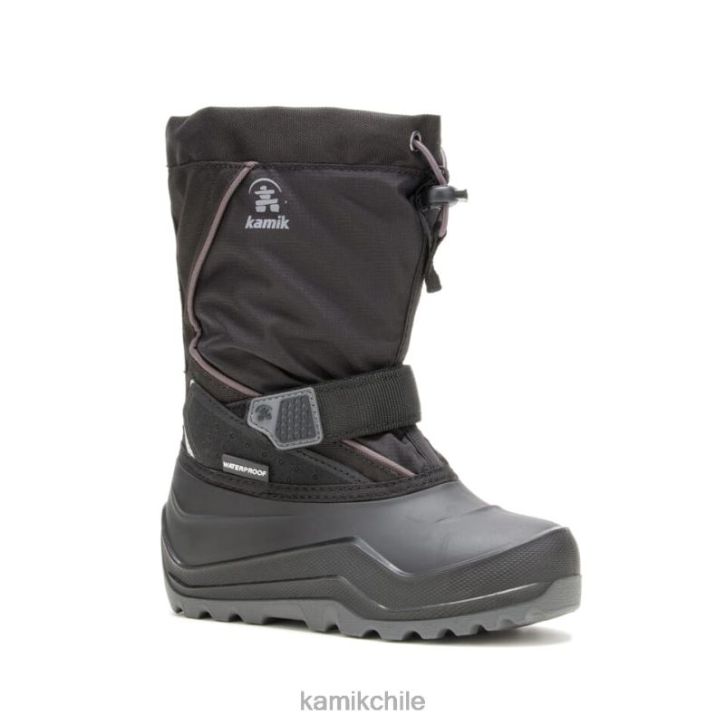negro/carbón botas de invierno RJT4Z314 Kamik niños nevadas 2