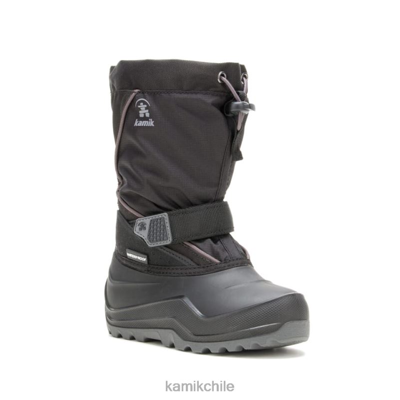 negro/carbón botas de invierno RJT4Z314 Kamik niños nevadas 2
