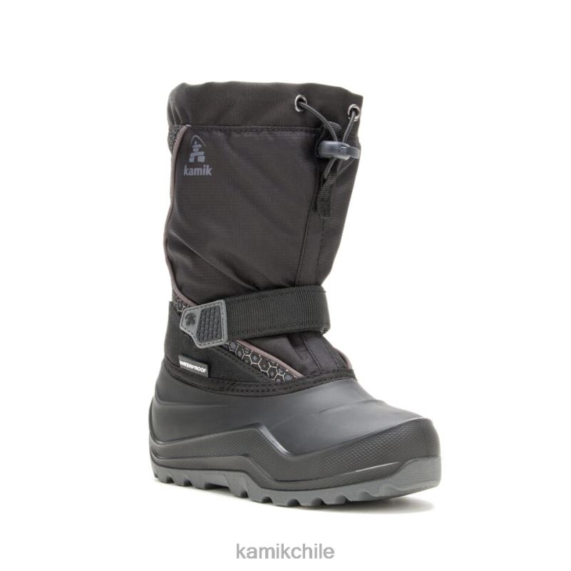 negro/carbón botas de invierno RJT4Z320 Kamik niños nevada p2