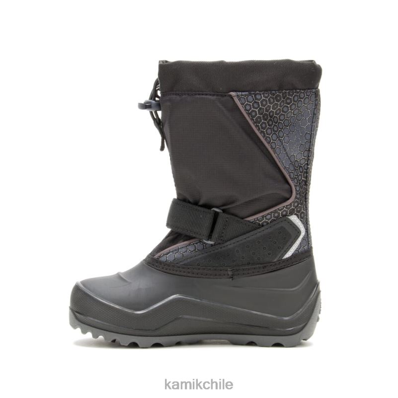 negro/carbón botas de invierno RJT4Z320 Kamik niños nevada p2