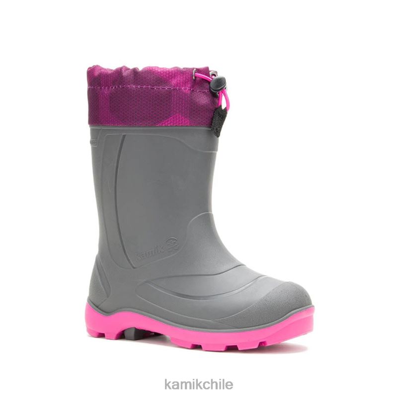 negro/cha/magenta botas de invierno RJT4Z230 Kamik niños snobuster 2