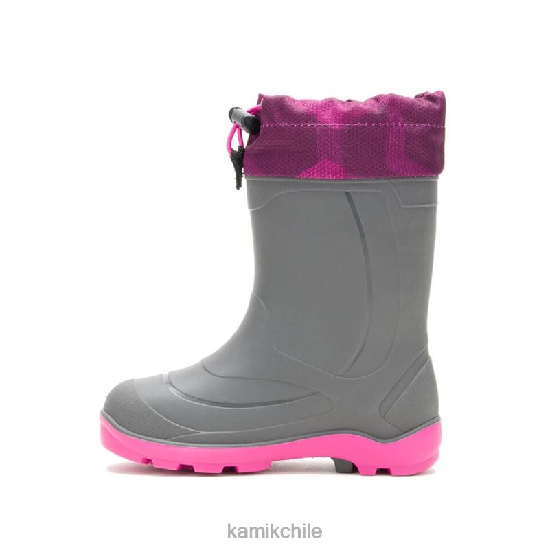 negro/cha/magenta botas de invierno RJT4Z230 Kamik niños snobuster 2