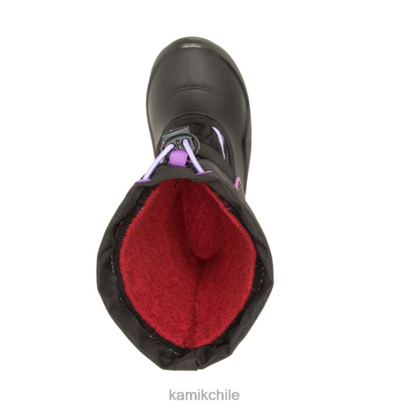 negro/morado botas de invierno RJT4Z319 Kamik niños nevada p2