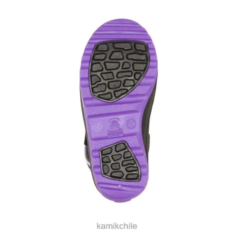 negro/morado botas de invierno RJT4Z319 Kamik niños nevada p2