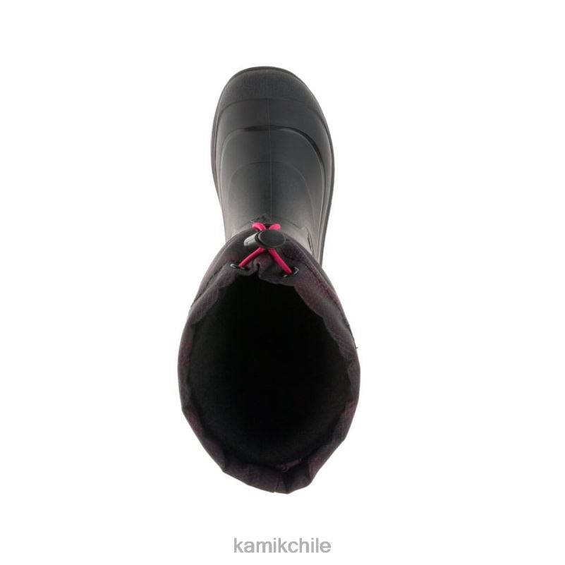 negro/rojo botas de invierno RJT4Z227 Kamik niños snobuster 2