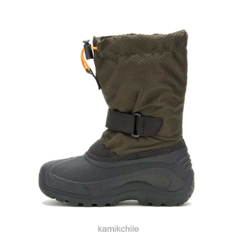 oliva oscuro botas de invierno RJT4Z278 Kamik niños finley 2