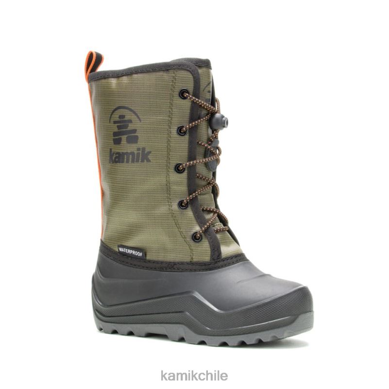 oliva oscuro botas de invierno RJT4Z299 Kamik niños compañero de nieve