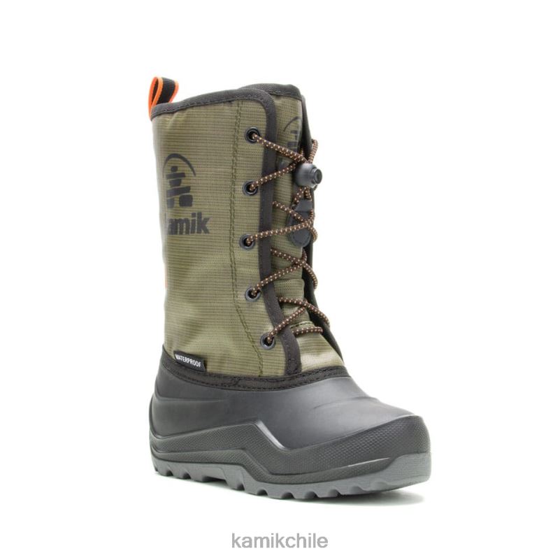 oliva oscuro botas de invierno RJT4Z299 Kamik niños compañero de nieve