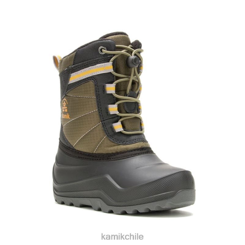 oliva oscuro botas de invierno RJT4Z312 Kamik niños maxx