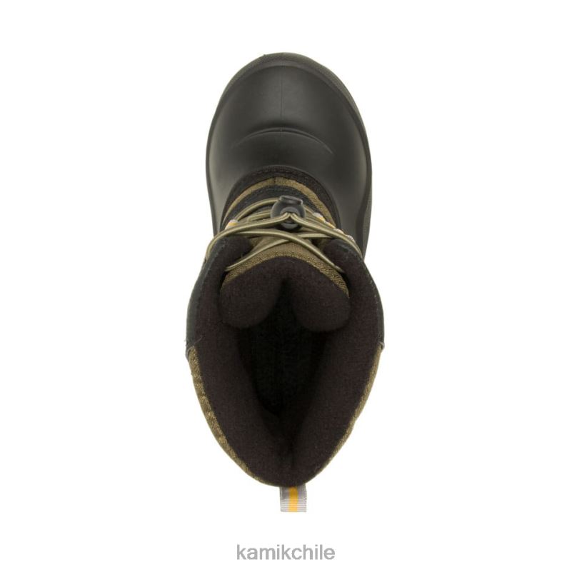oliva oscuro botas de invierno RJT4Z312 Kamik niños maxx