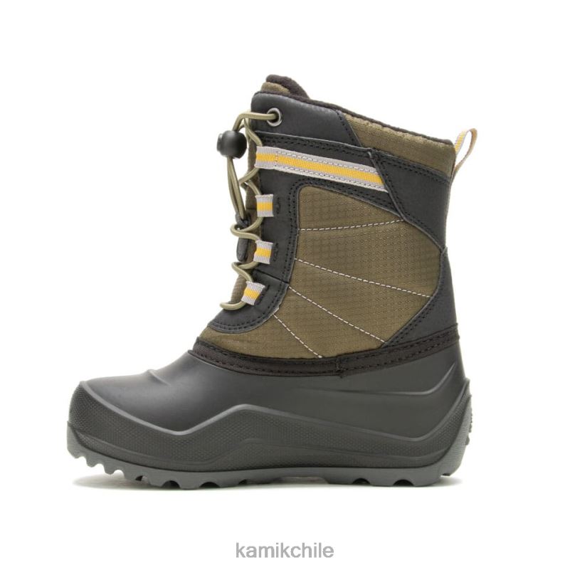oliva oscuro botas de invierno RJT4Z312 Kamik niños maxx