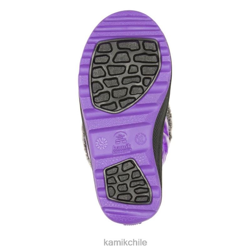 púrpura botas de invierno RJT4Z304 Kamik niños centavo 3