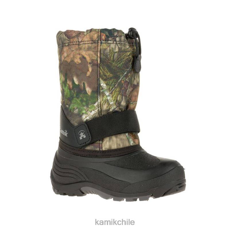 país de robles cubiertos de musgo botas de invierno RJT4Z282 Kamik niños camuflaje cohete