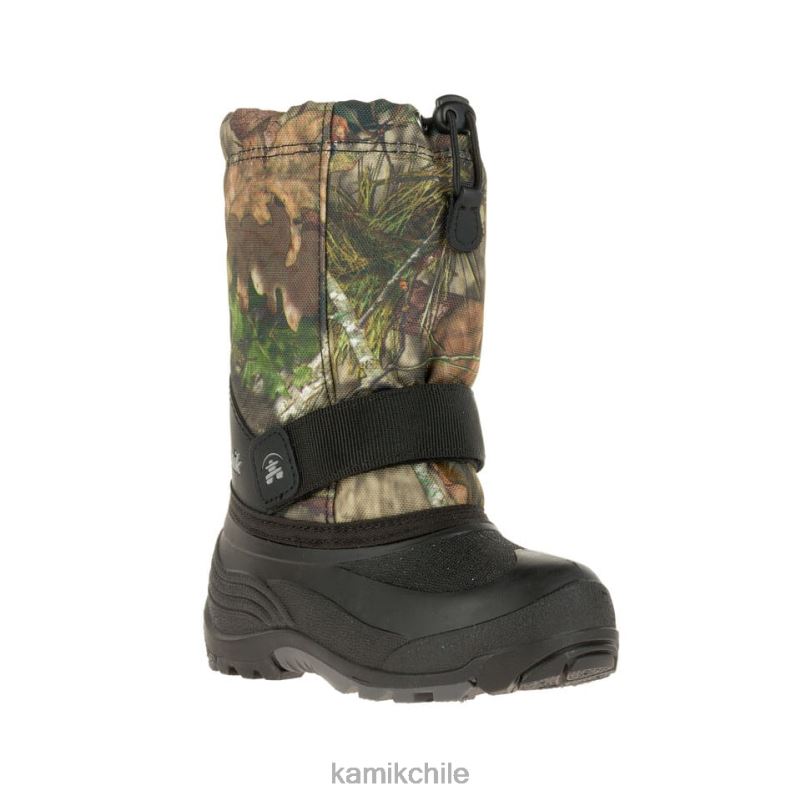 país de robles cubiertos de musgo botas de invierno RJT4Z282 Kamik niños camuflaje cohete