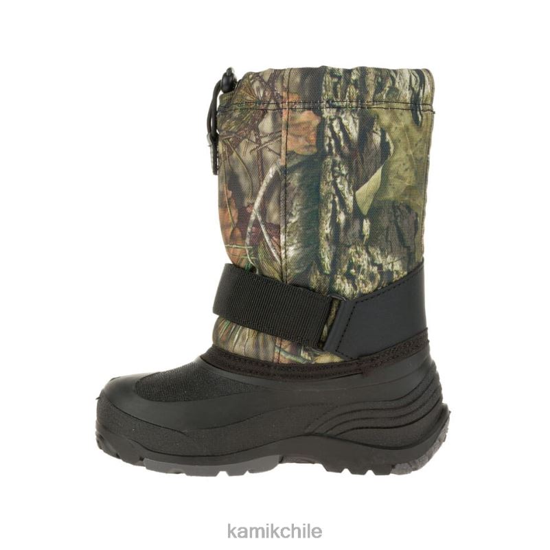 país de robles cubiertos de musgo botas de invierno RJT4Z282 Kamik niños camuflaje cohete