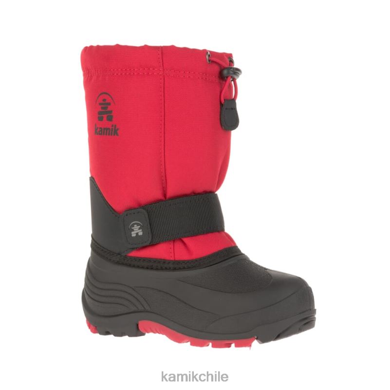 rojo botas de invierno RJT4Z342 Kamik niños cohete de ancho