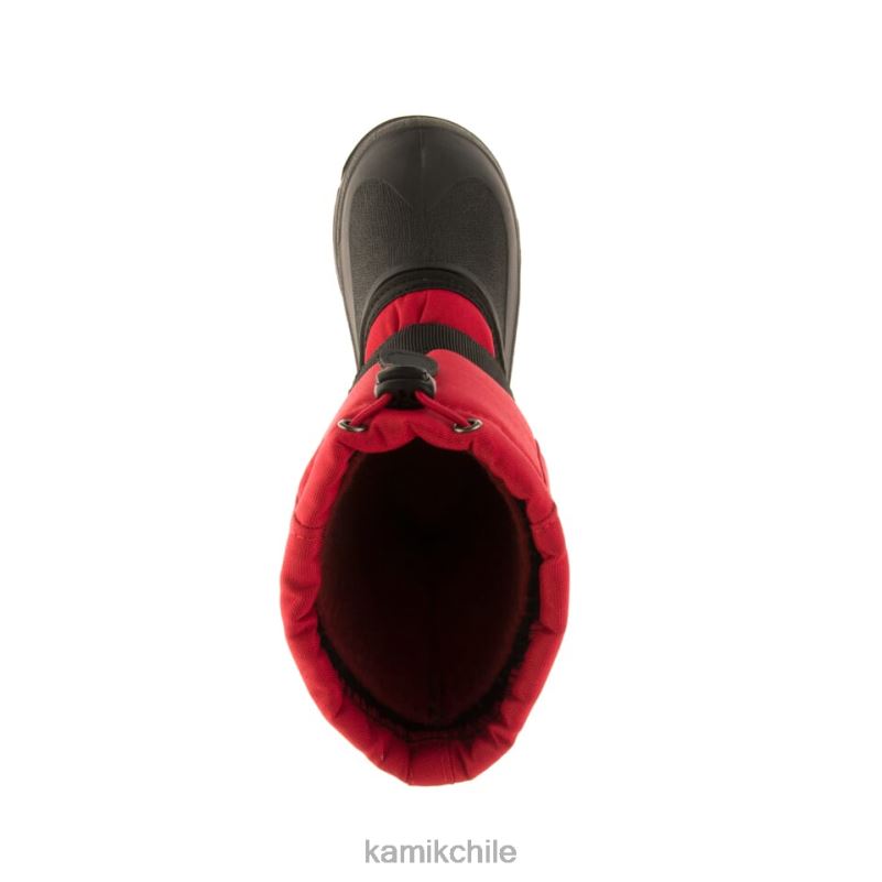 rojo botas de invierno RJT4Z342 Kamik niños cohete de ancho