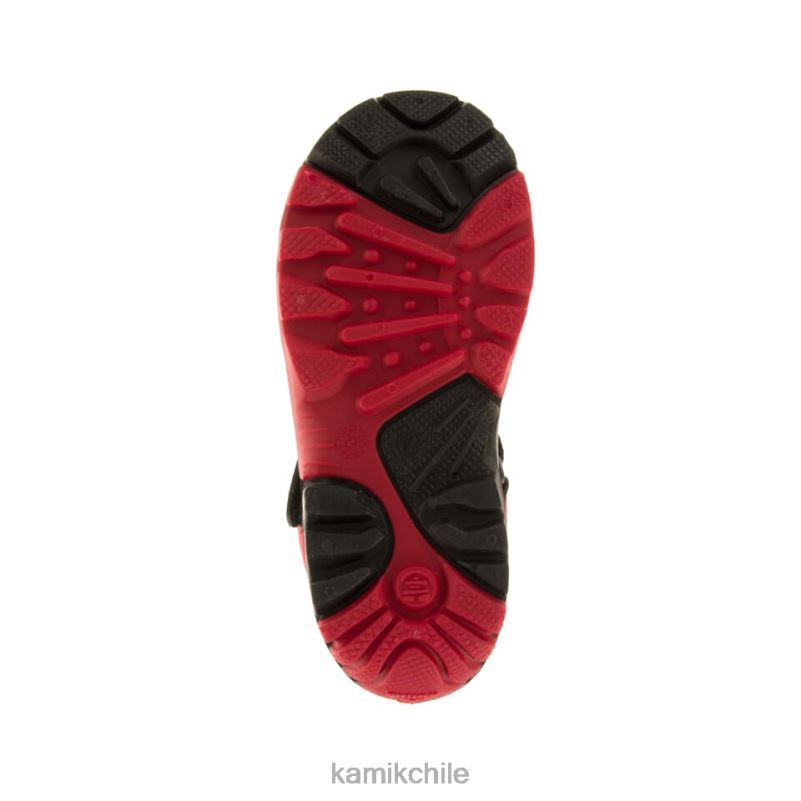 rojo botas de invierno RJT4Z342 Kamik niños cohete de ancho