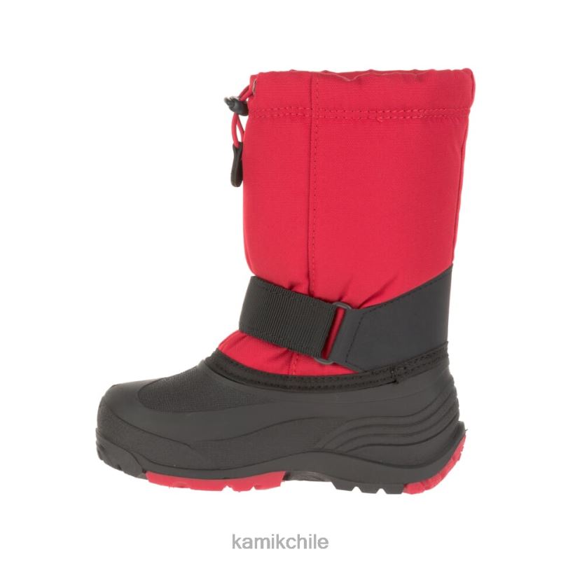 rojo botas de invierno RJT4Z342 Kamik niños cohete de ancho