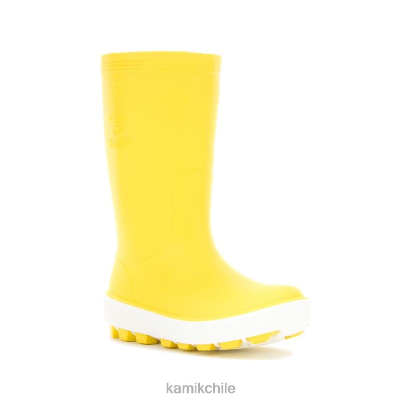 amarillo botas de lluvia RJT4Z190 Kamik niños aguas revueltas