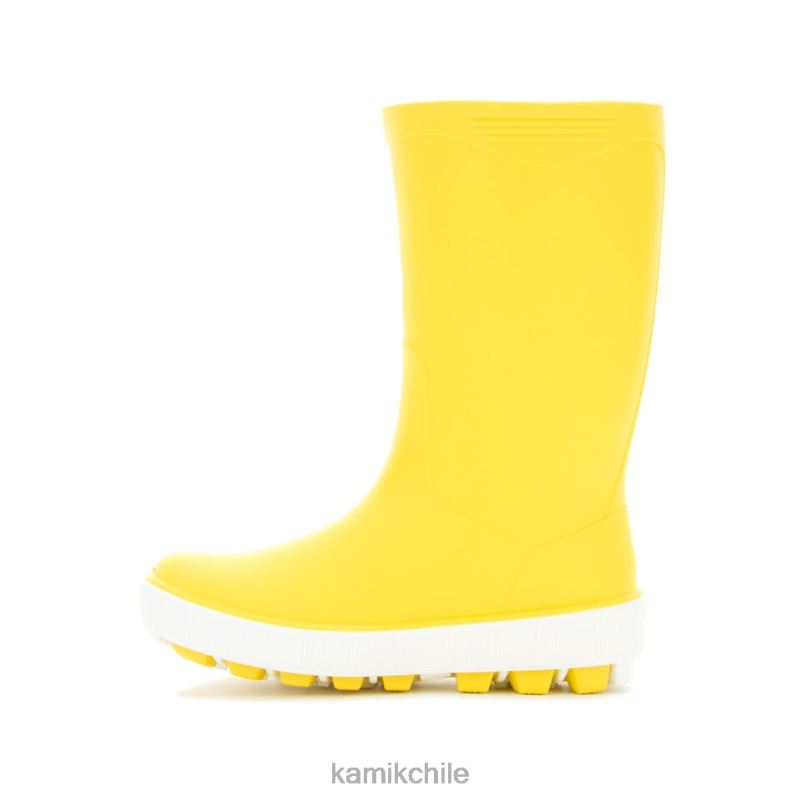 amarillo botas de lluvia RJT4Z190 Kamik niños aguas revueltas