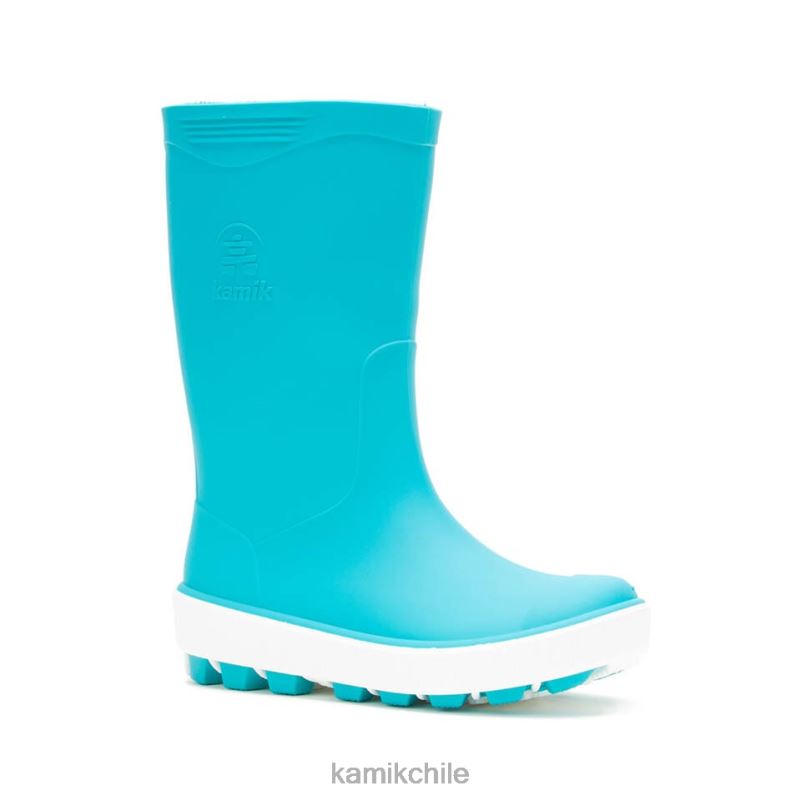 azul claro botas de lluvia RJT4Z188 Kamik niños aguas revueltas