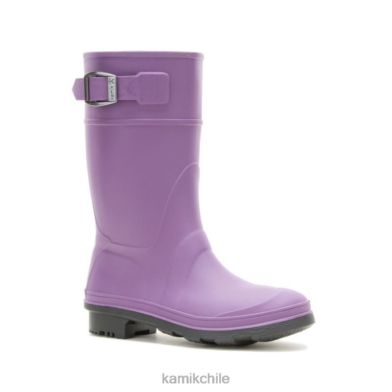 berenjena botas de lluvia RJT4Z199 Kamik niños gotas de lluvia