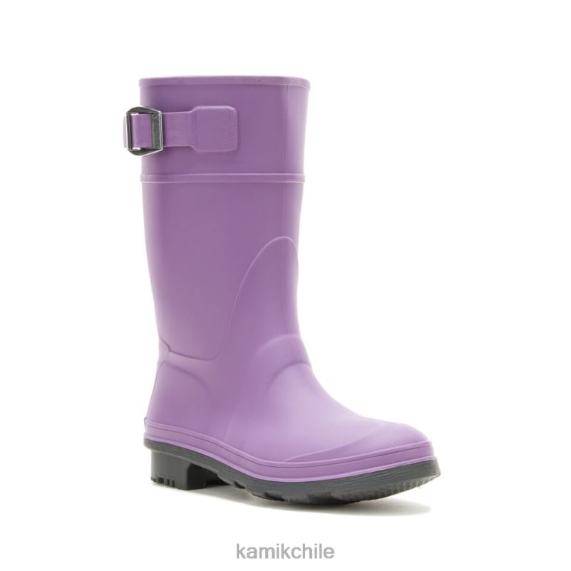 berenjena botas de lluvia RJT4Z199 Kamik niños gotas de lluvia