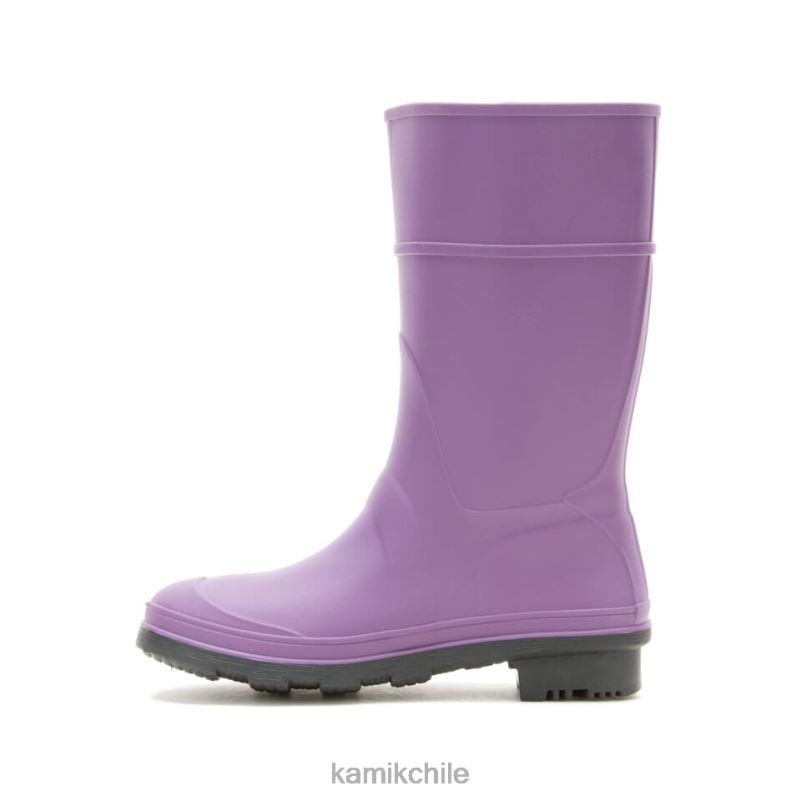 berenjena botas de lluvia RJT4Z199 Kamik niños gotas de lluvia