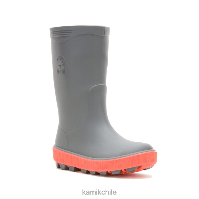 carbón botas de lluvia RJT4Z193 Kamik niños aguas revueltas