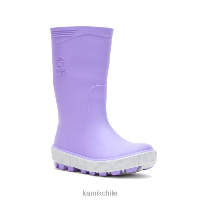 lila/morado botas de lluvia RJT4Z191 Kamik niños aguas revueltas
