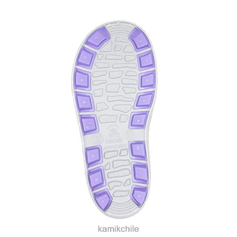 lila/morado botas de lluvia RJT4Z191 Kamik niños aguas revueltas