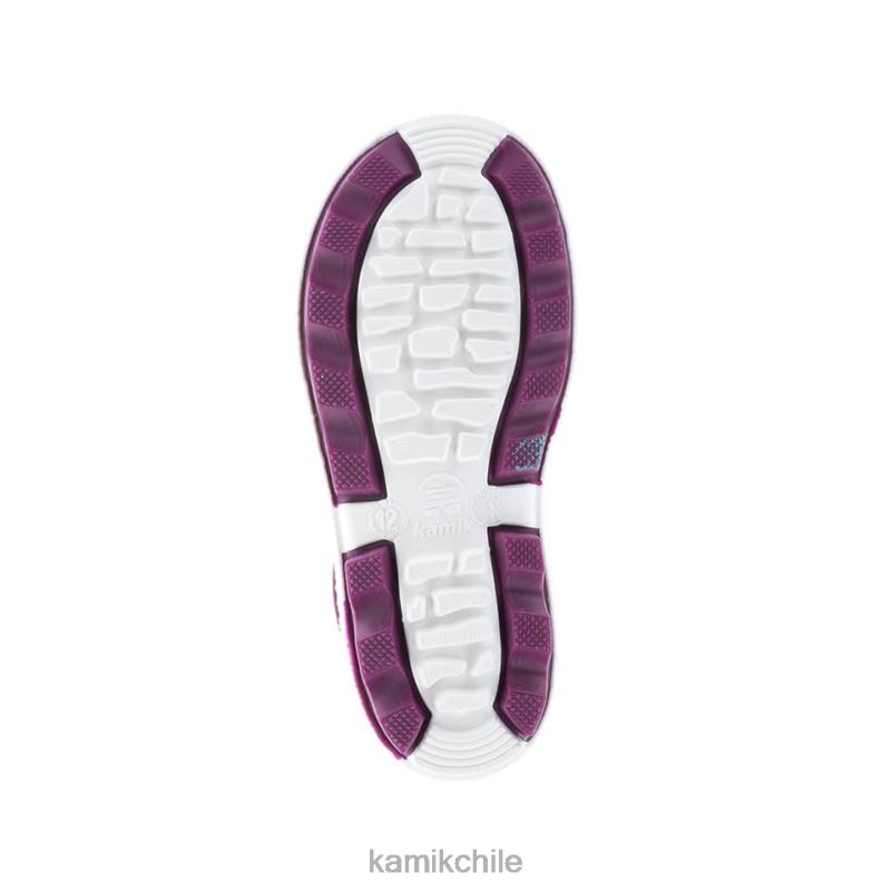 morado oscuro botas de lluvia RJT4Z194 Kamik niños aguas revueltas