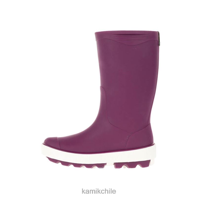 morado oscuro botas de lluvia RJT4Z194 Kamik niños aguas revueltas
