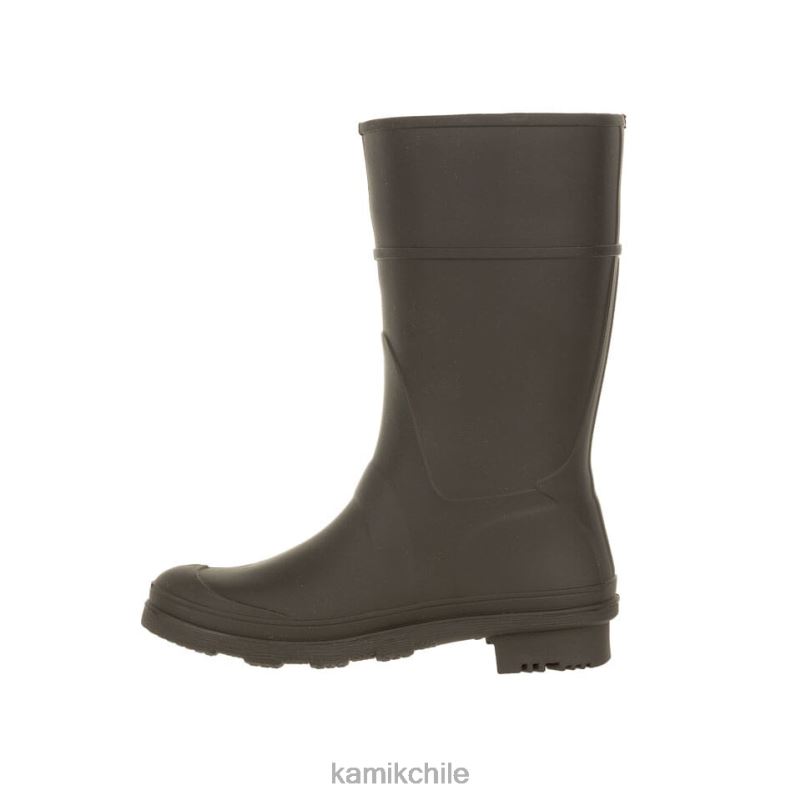 negro botas de lluvia RJT4Z198 Kamik niños gotas de lluvia