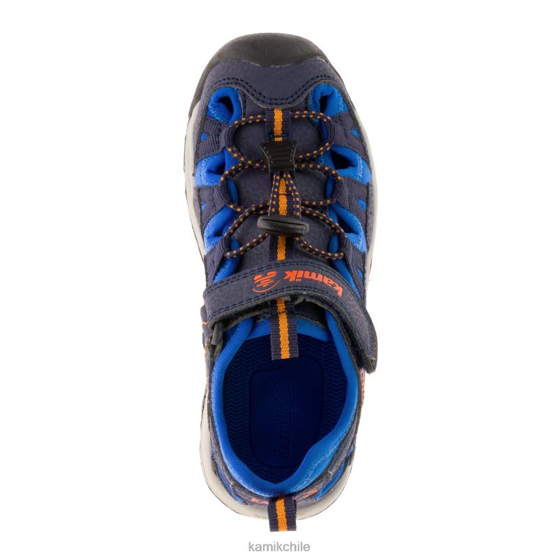 Azul marino sandalias RJT4Z260 Kamik niños gato montés