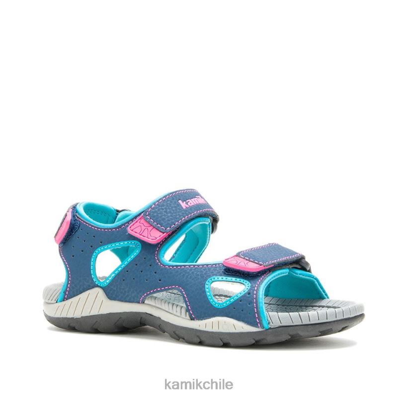 azul marino claro sandalias RJT4Z266 Kamik niños langosta 2